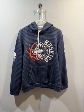 Womens Basketball Huskies Hoodie Size XL Navy